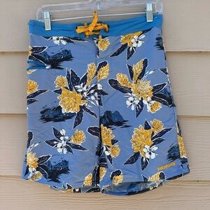 Patagonia Board Shorts Mens Wavefarer Blue Swim Trunks Size 28 (A23)